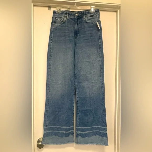 Mavi Women's Aria High Rise Wide Leg Jeans - NWT 25 x30 - Picture 3 of 11